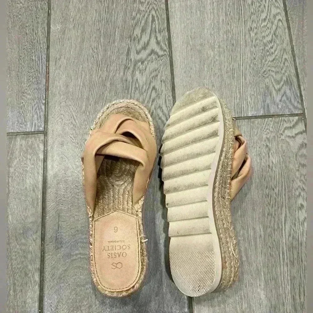 Oasis Society Espadrille Sandals size 6 - Picture 4 of 4